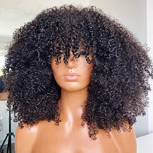 200% Density Virgin Brazilian Human Hair Wig