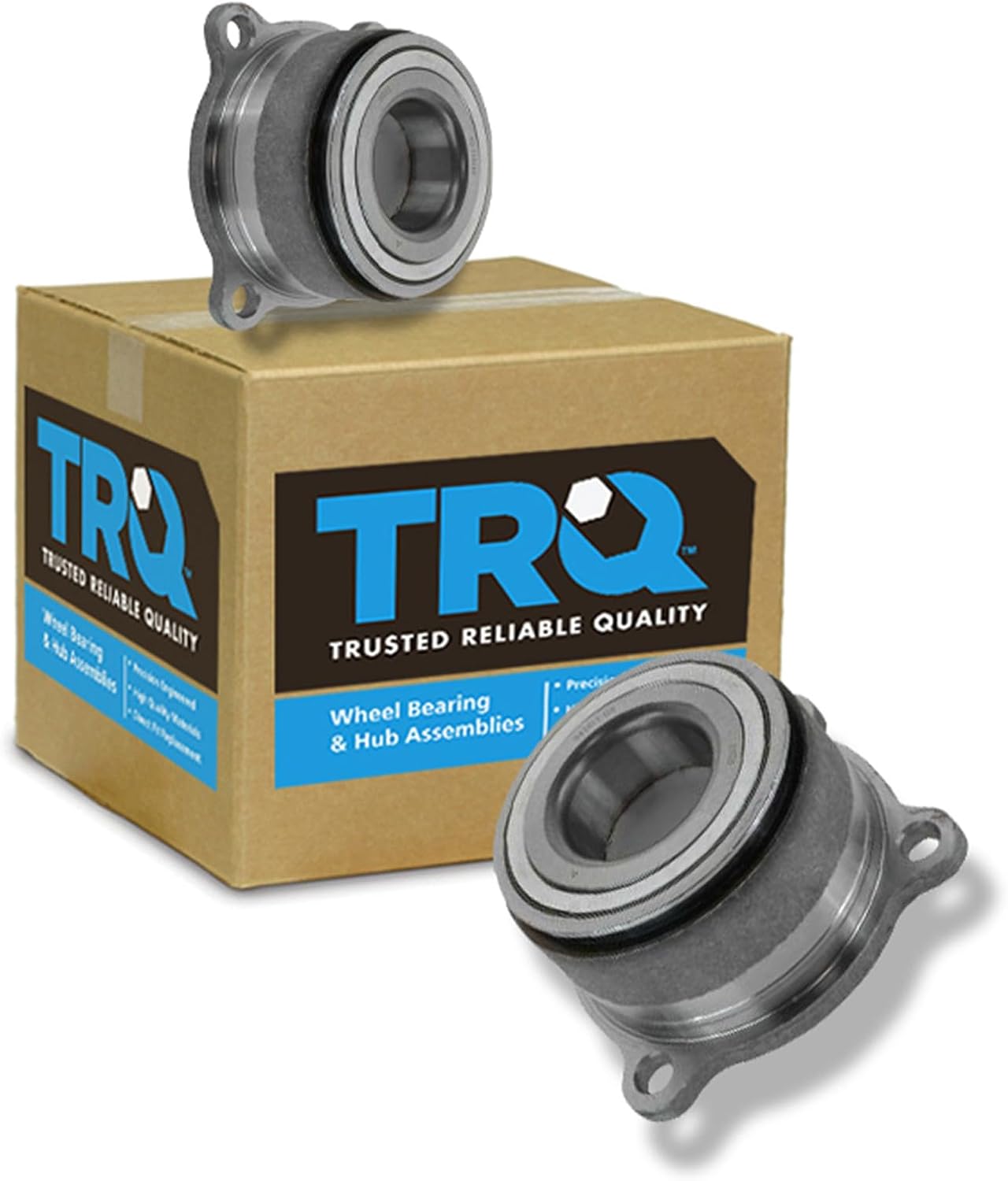 TRQ Wheel Hub Bearing Module Rear LH & RH 2 Piece Set for Nissan Frontier & Xterra