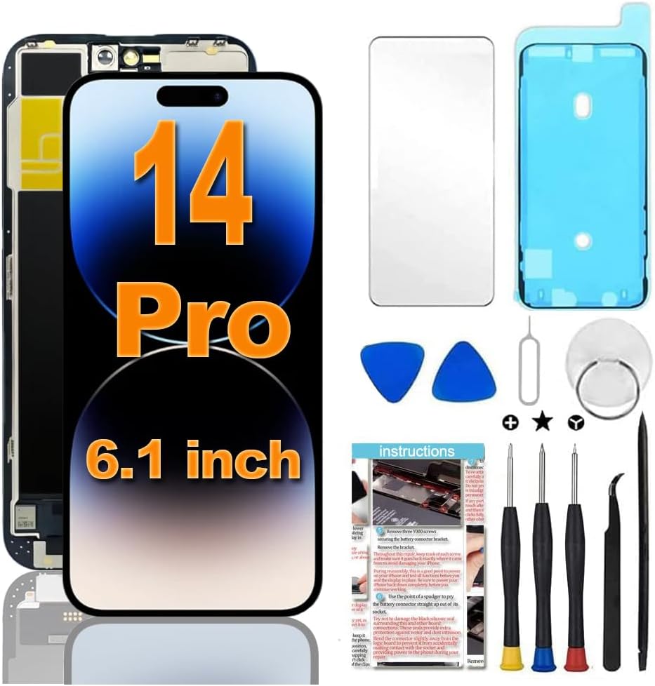 Fixerman iPhone 14 Pro Screen Replacement 6.1" FHD LCD Display