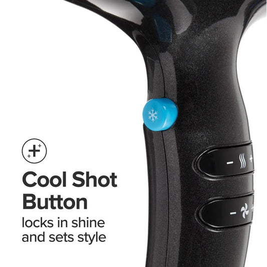 Paul Mitchell Express Ion Dry + Hair Dryer, Digital Ionic Hair Dryer, Multiple Heat + Speed Settings, For Salon-Level Blowouts