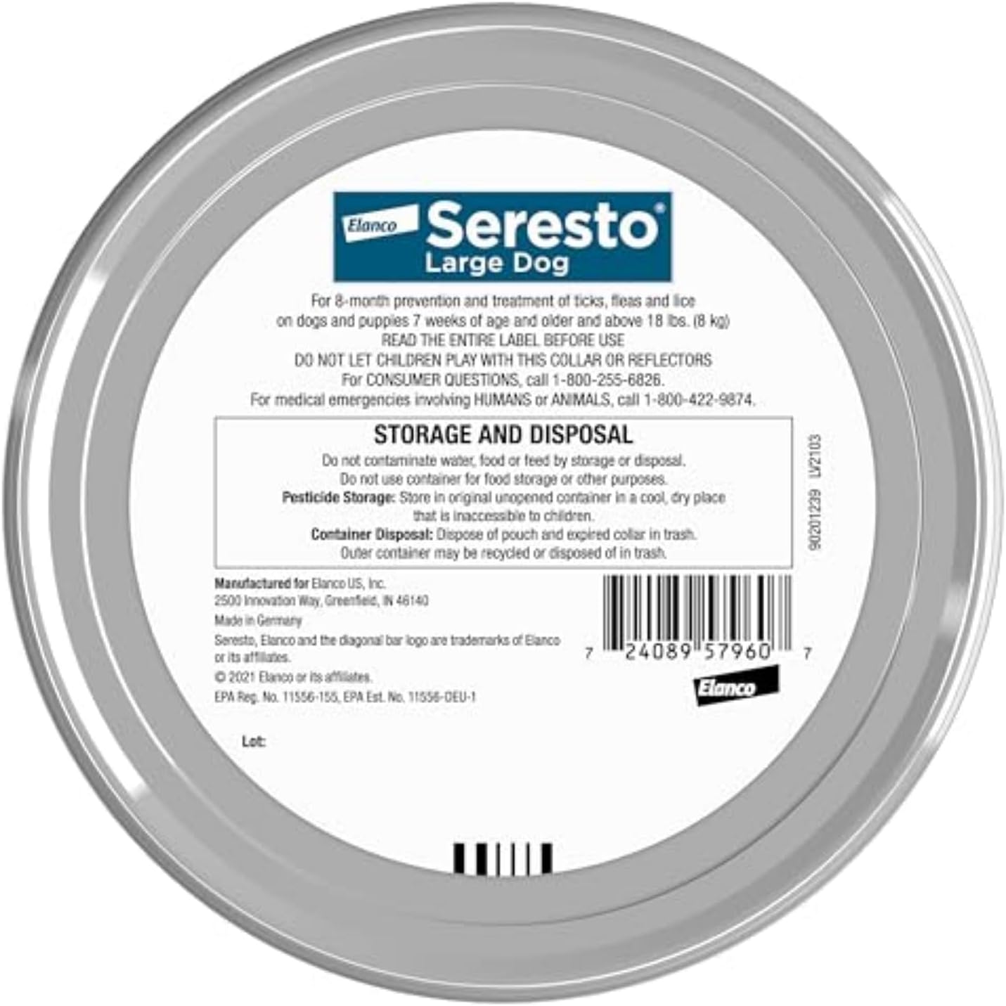 Seresto Large Dog Flea & Tick Collar 2-Pack