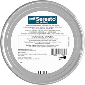 Seresto Large Dog Flea & Tick Collar 2-Pack