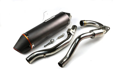 STONEMEN Full Exhaust Muffler System Slip-On for CRF150F CRF230F 2003-2013 Titanium