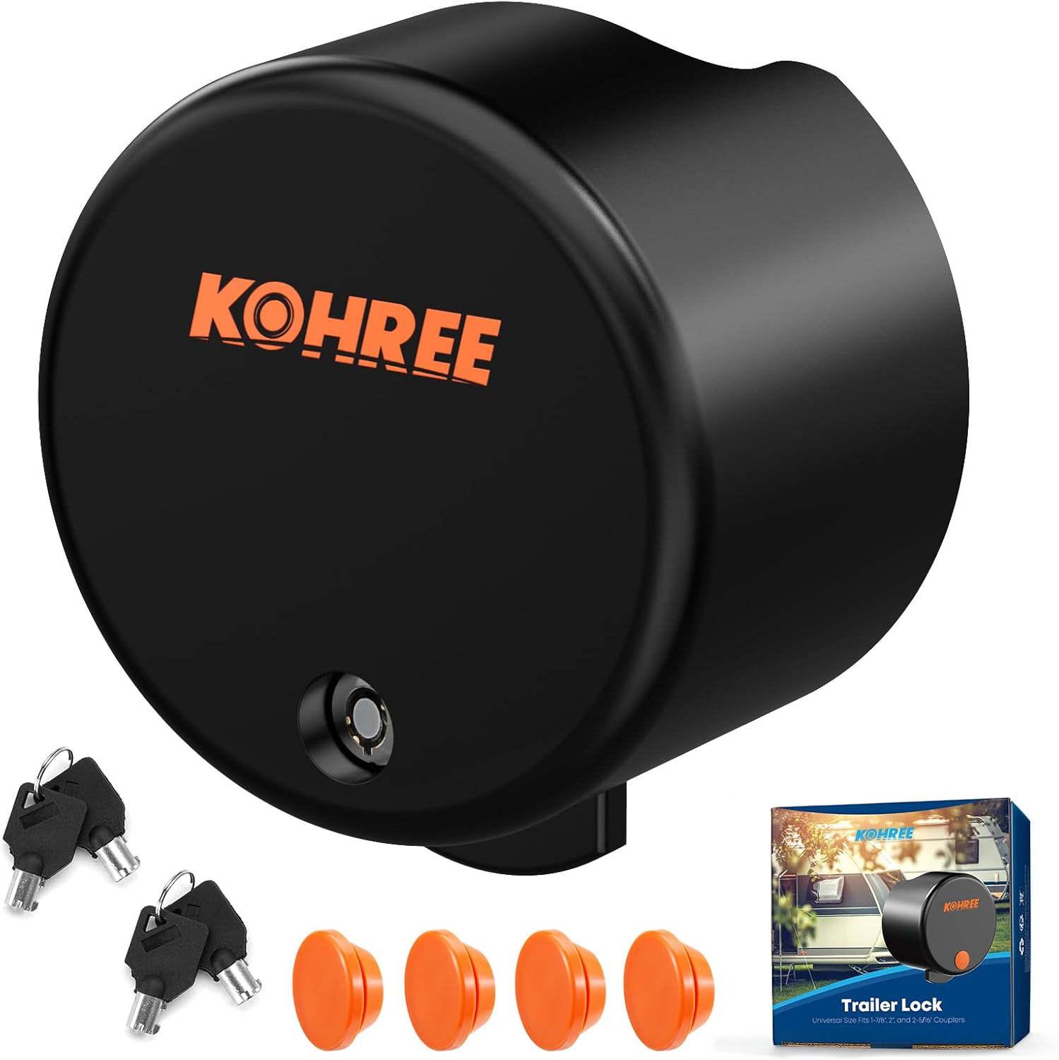 Kohree Heavy Duty Trailer Coupler Lock