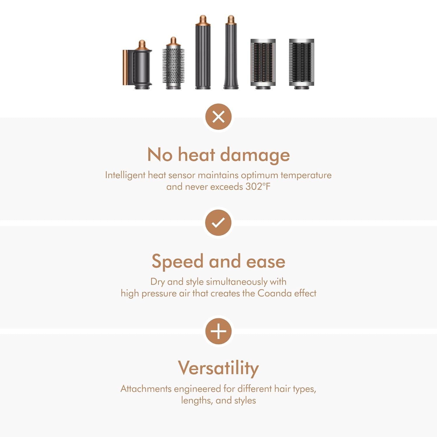 Dyson Airwrap Multi-Styler Complete Long Nickel/Copper