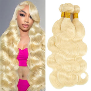 613 Blonde Bundles Human Hair 26 28 30 Inch
