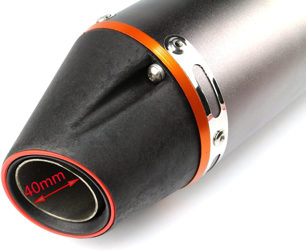 STONEMEN Full Exhaust Muffler System Slip-On for CRF150F CRF230F 2003-2013 Titanium