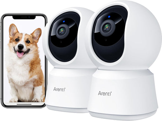 ARENTI 5G Indoor Security Camera - 4MP Pet Camera with Speaker