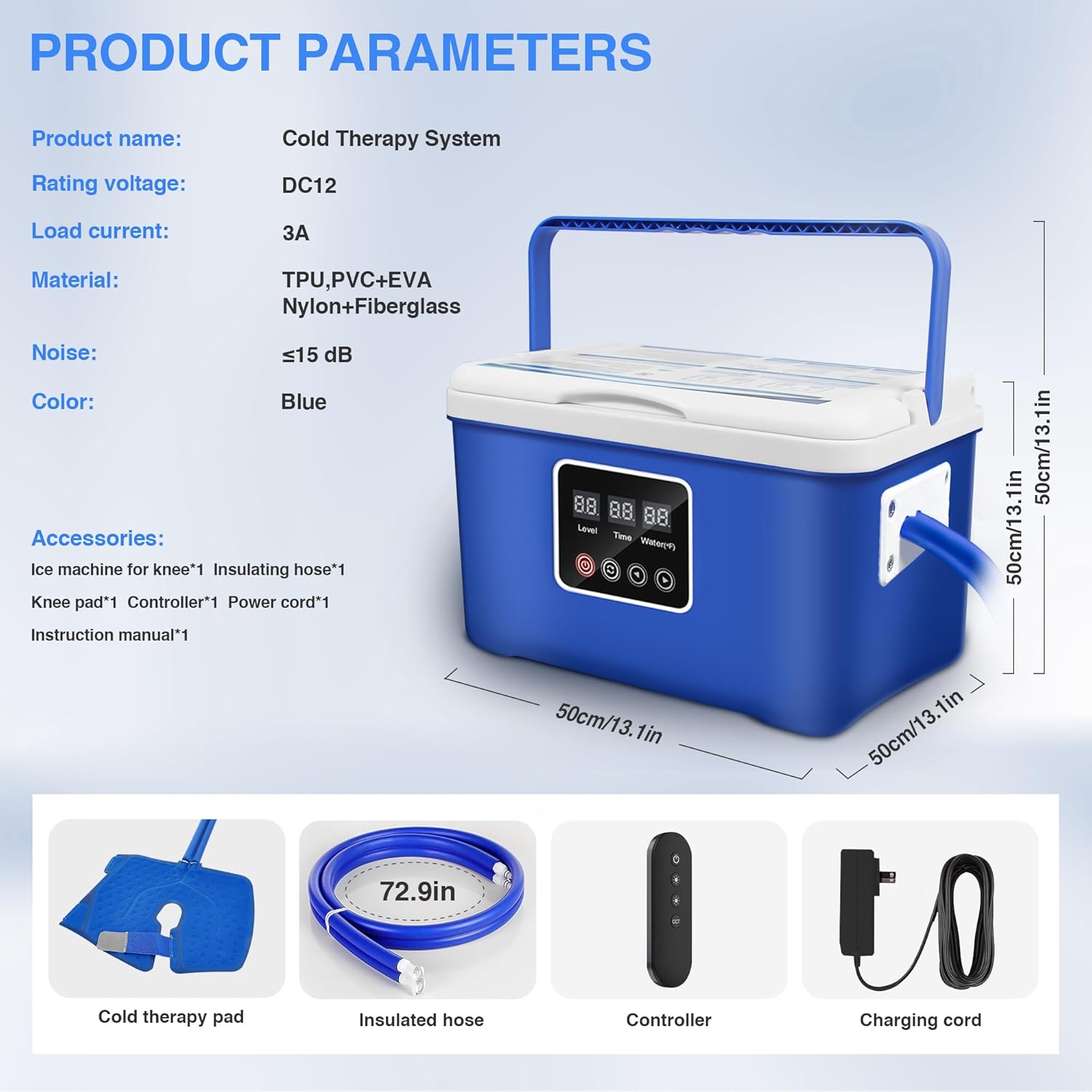 Adjustable Flow Rate Cold Therapy Machine