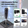 CNRAQR PC USB Simulator Shifter 7+R H Gear Shifter