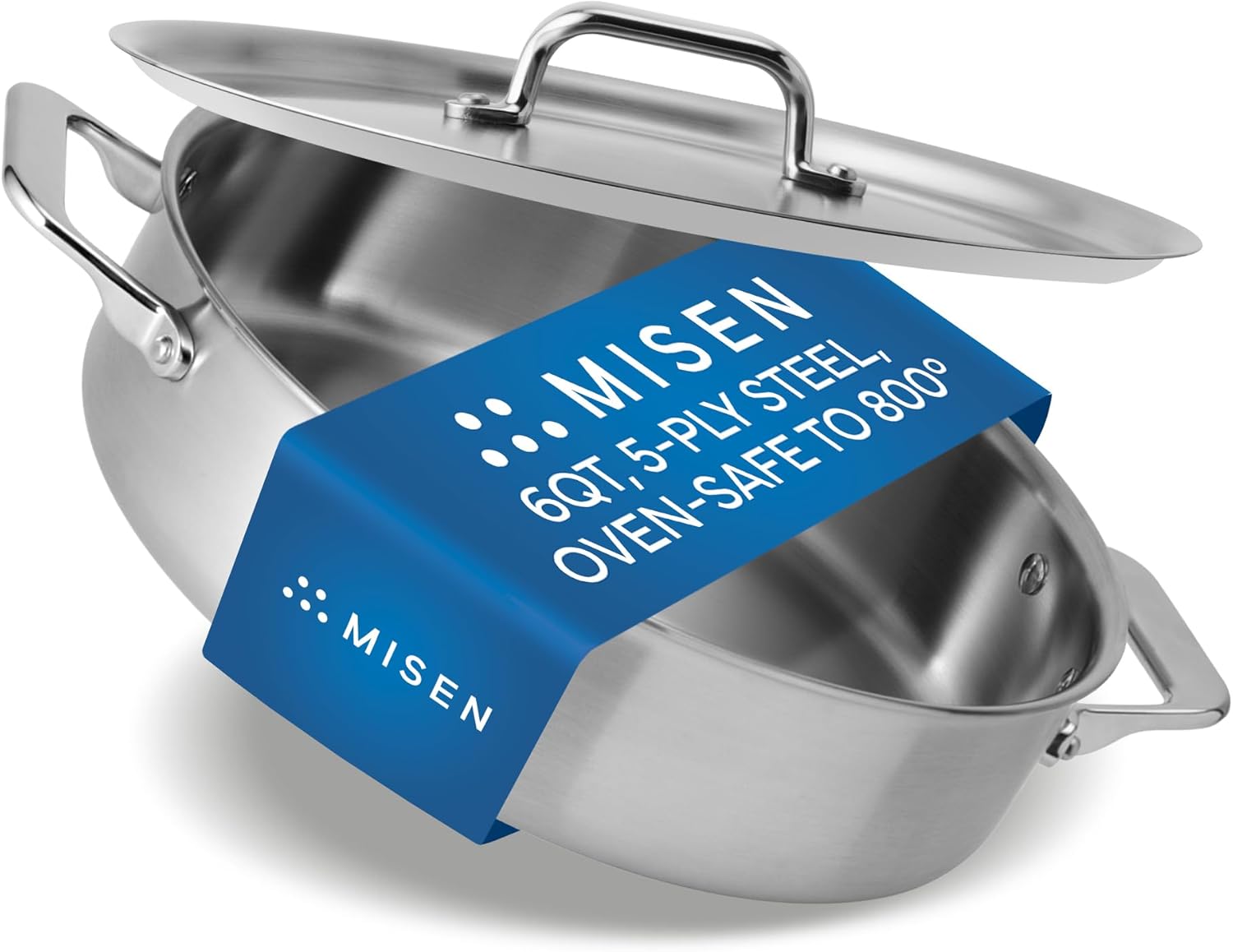 Misen 5-Ply Stainless Steel 6QT Rondeau