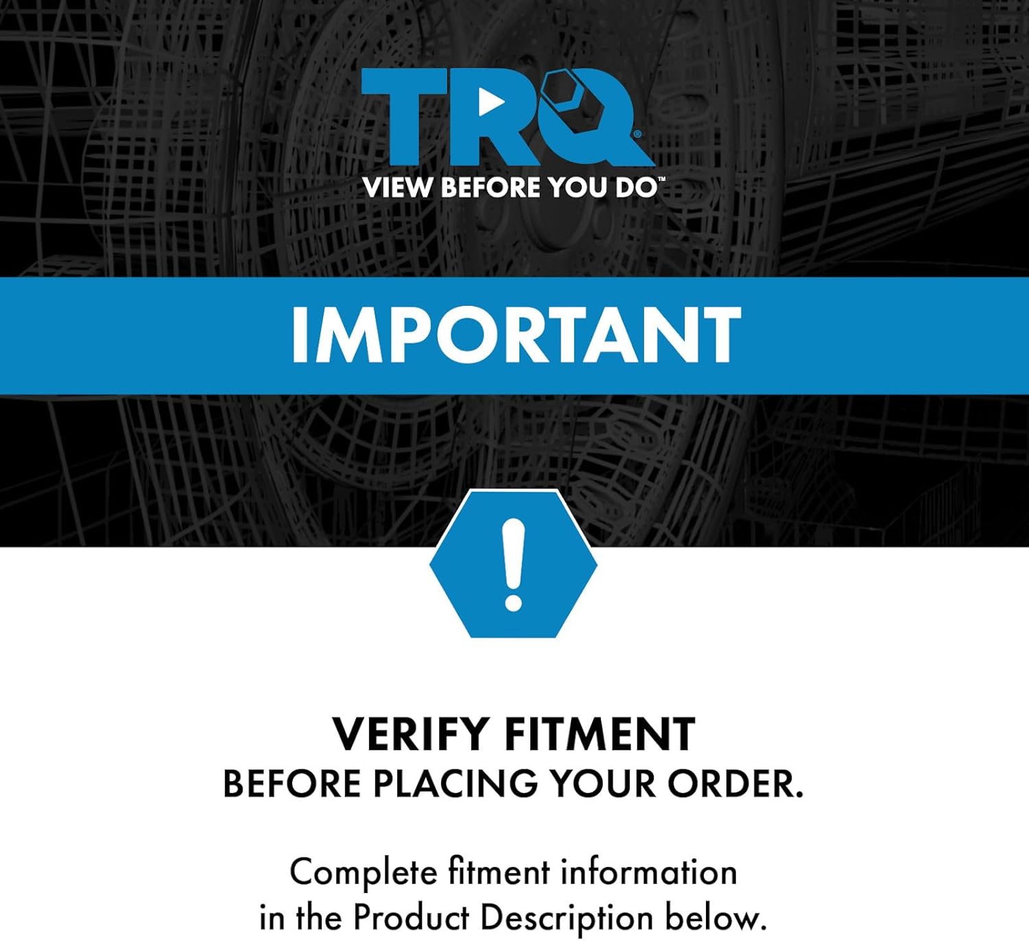 TRQ Wheel Hub Bearing Module Rear LH & RH 2 Piece Set for Nissan Frontier & Xterra