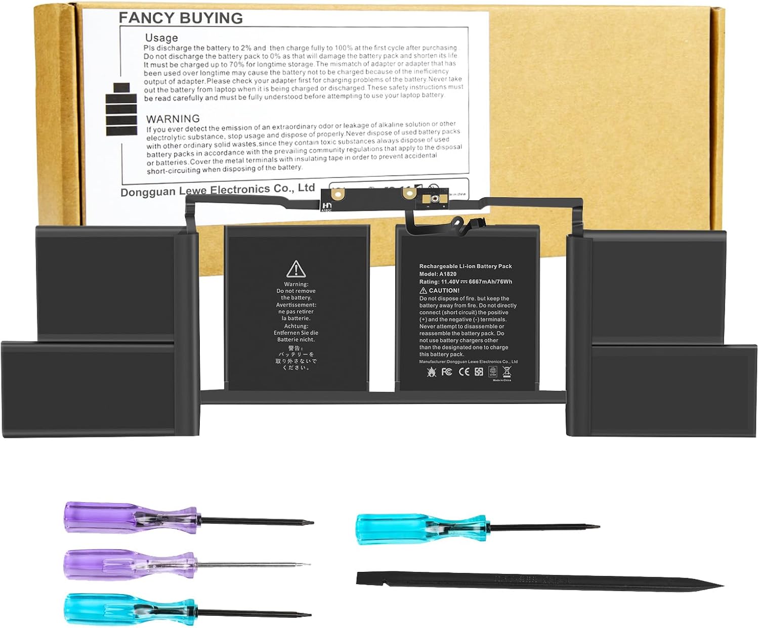 Fancy Buying A1707 Battery A1820 for MacBook Pro 15"