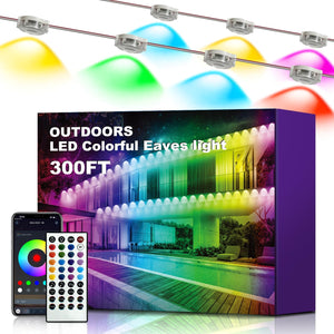 XINKAITE 300FT Permanent Outdoor Lights