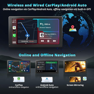 4G LTE Android CarPlay Screen