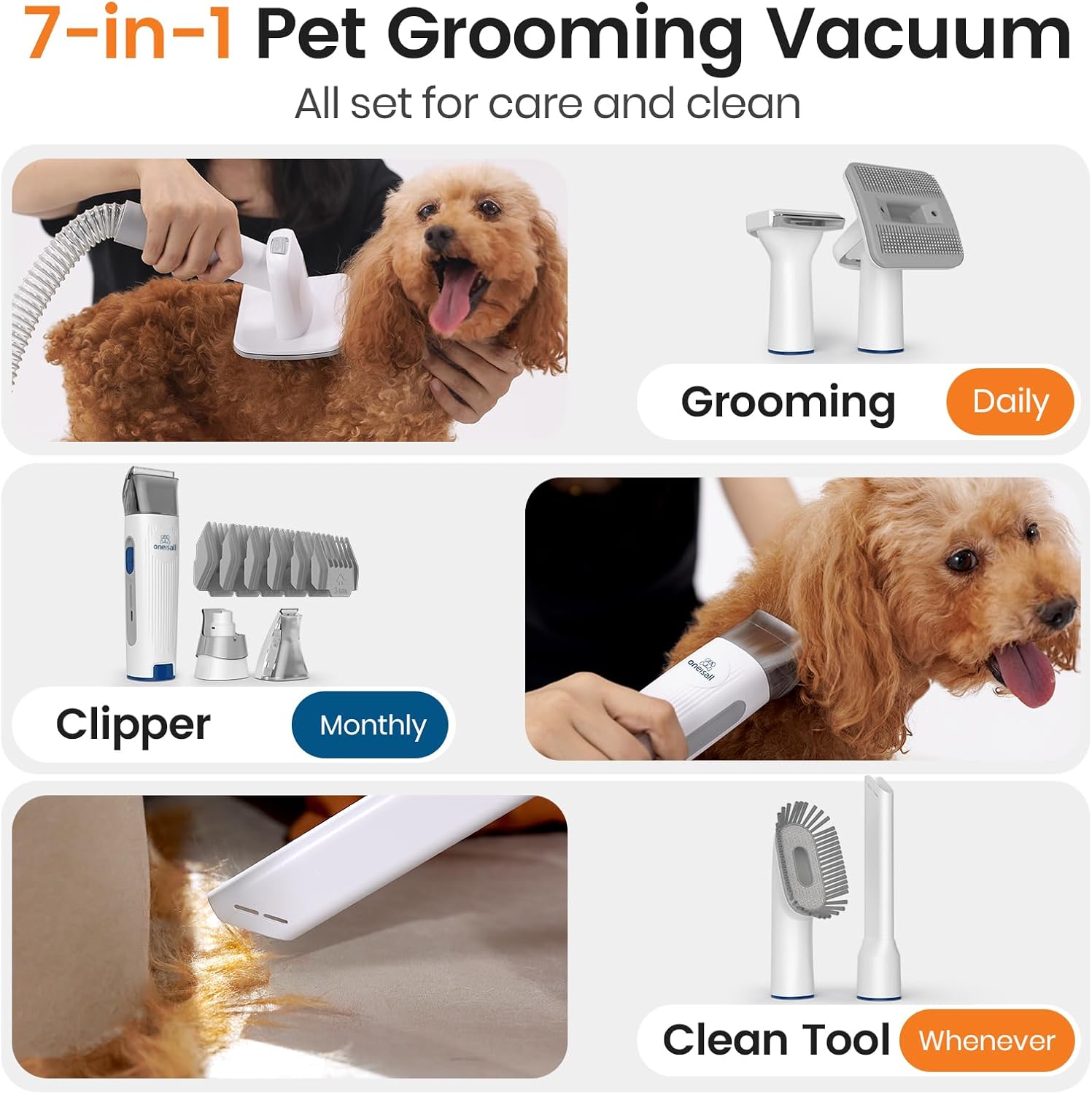 Oneisall Dog Grooming Kit