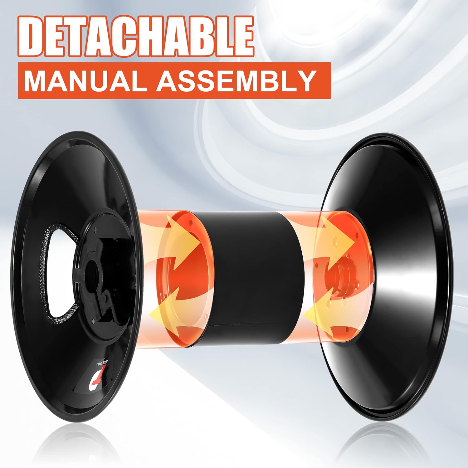 100 FT Heavy Duty Steel Hose Reel for Power Washer