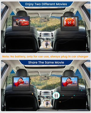 WONNIE 7.5 Inch Car DVD Player