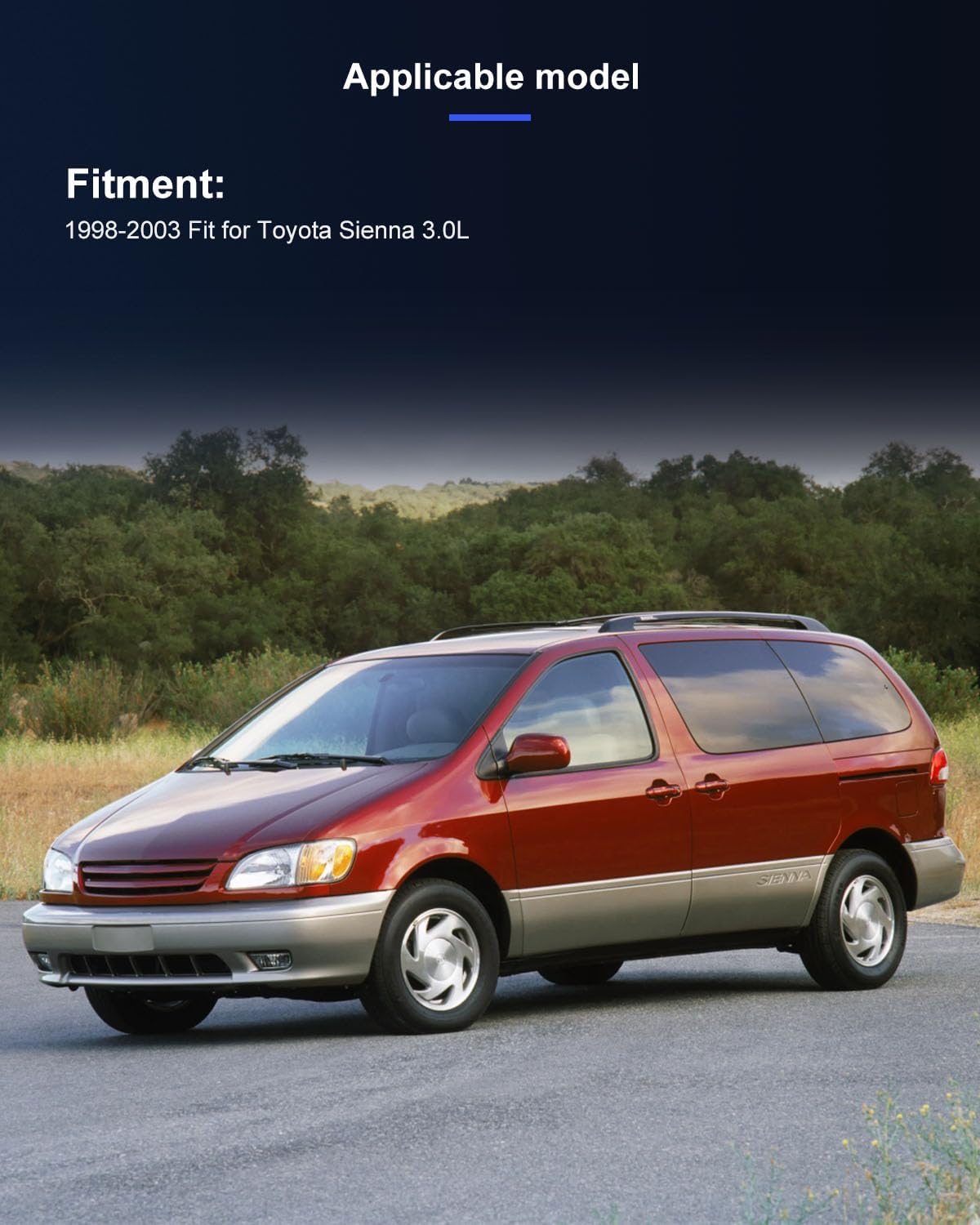 ECCPP A/C Compressor with Clutch for 1998-2003 Toyota Sienna 3.0L