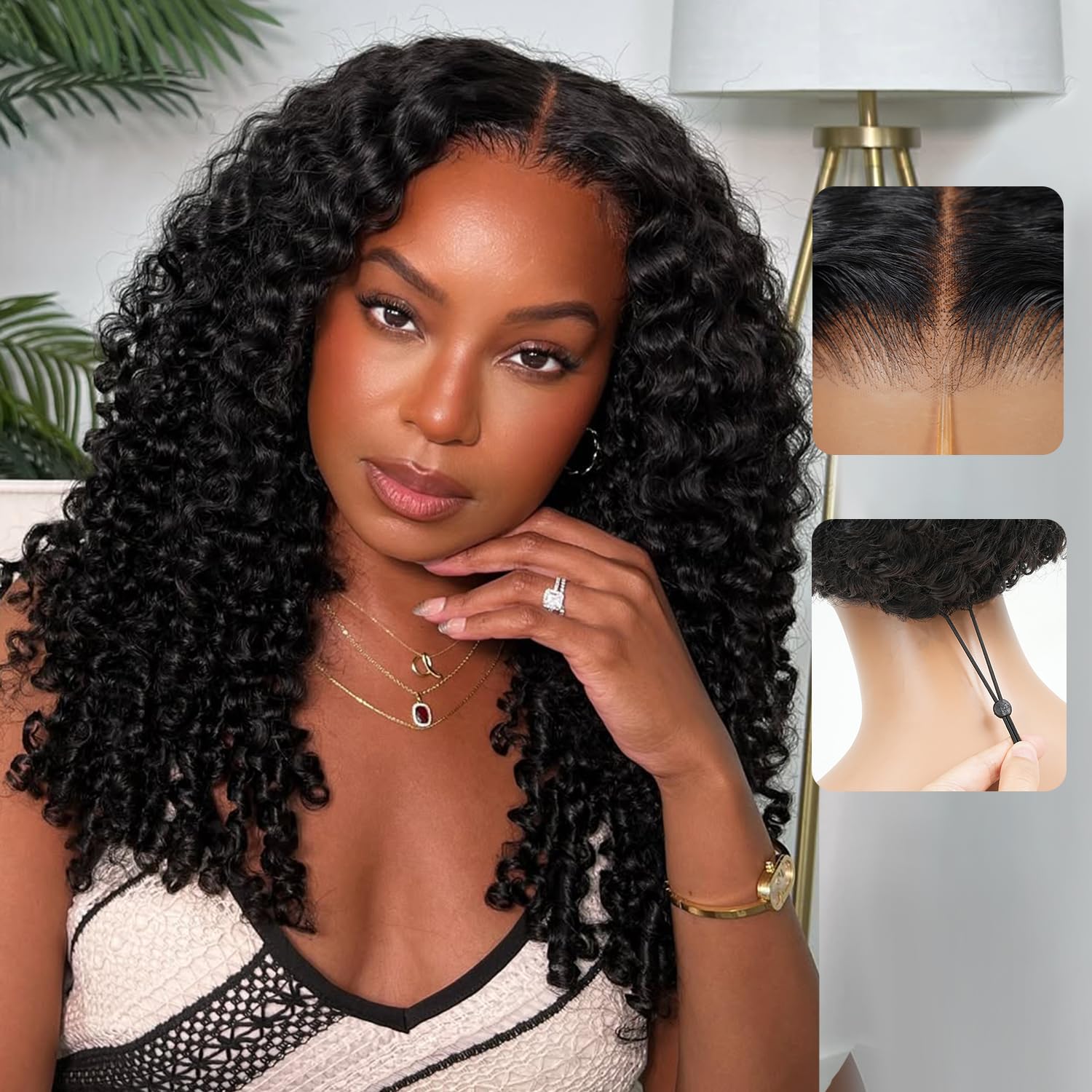 Liqusee 7x6 Burmese Curly Glueless Wig 24 Inch