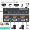 AOOCOO Dual Monitor KVM Switch