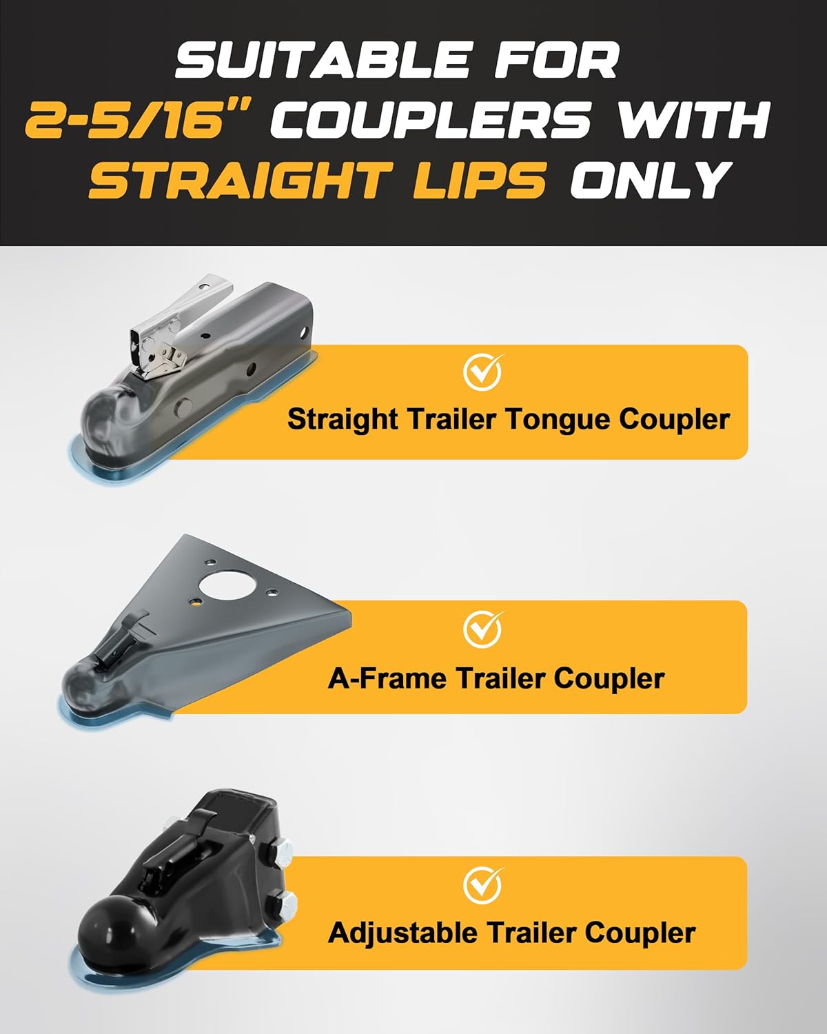 RETRUE Heavy Duty Trailer Lock
