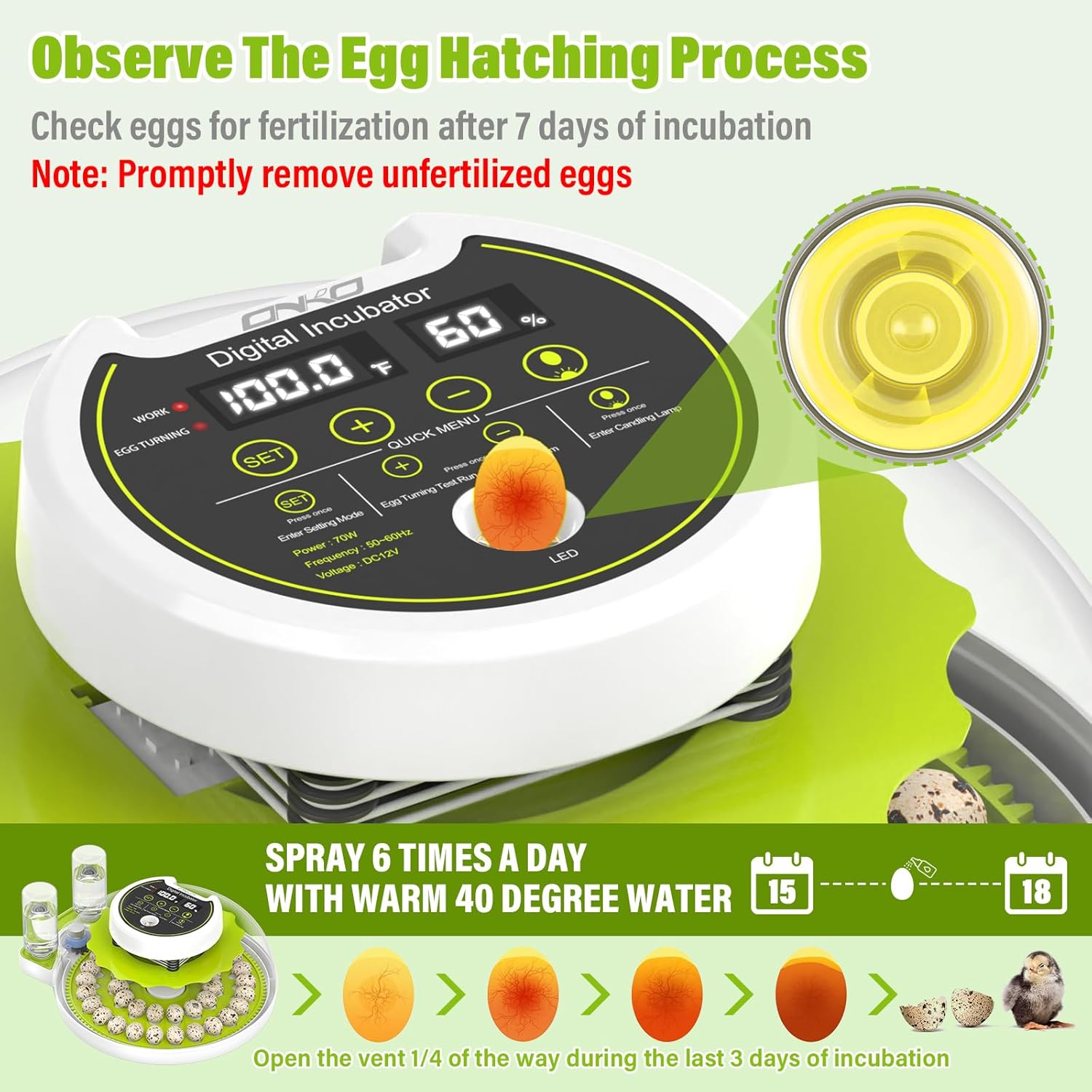 Humidity Control Incubator