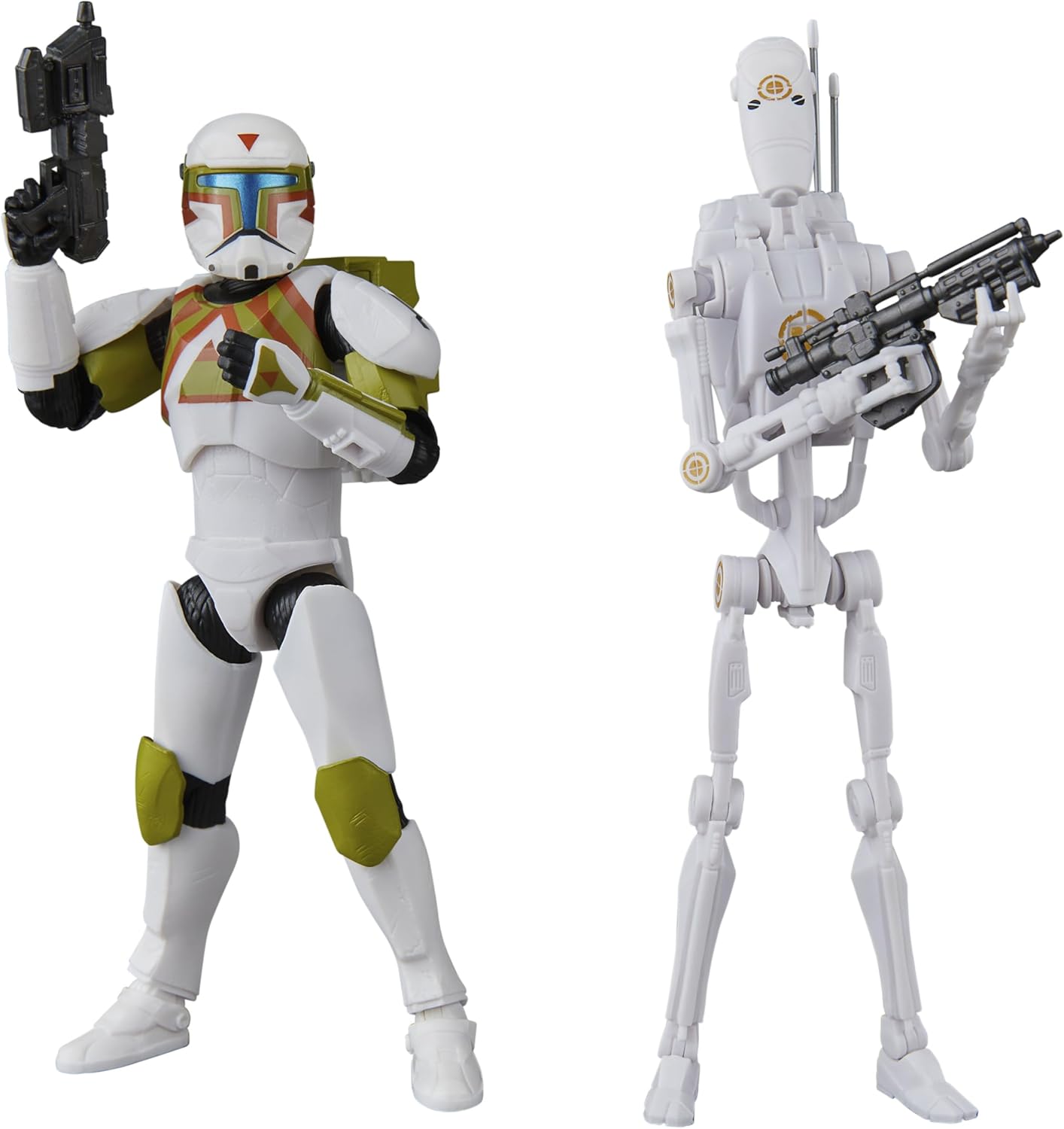 STAR WARS The Black Series Clone Commando (Urban Fighter) & B1 Battle Droid (Training) 6-Inch Action Figures