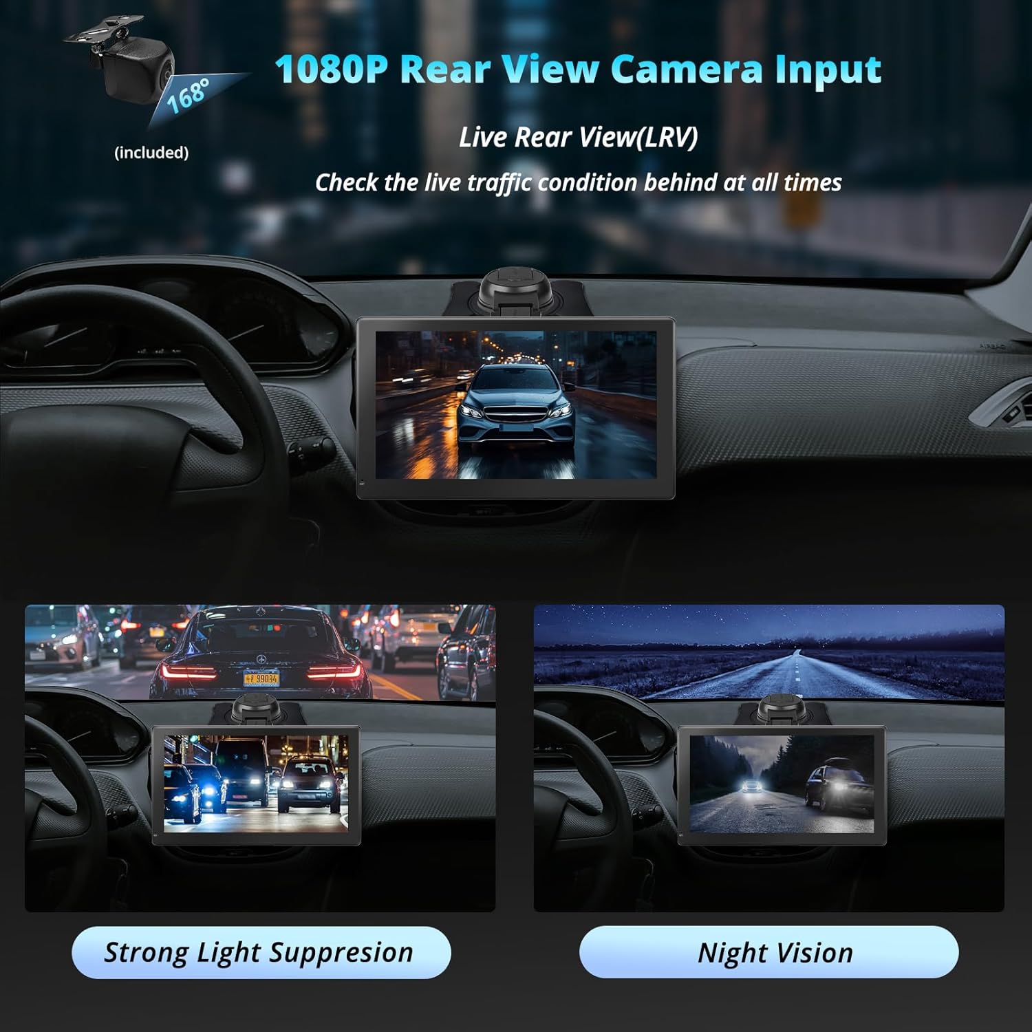 4G LTE Android CarPlay Screen