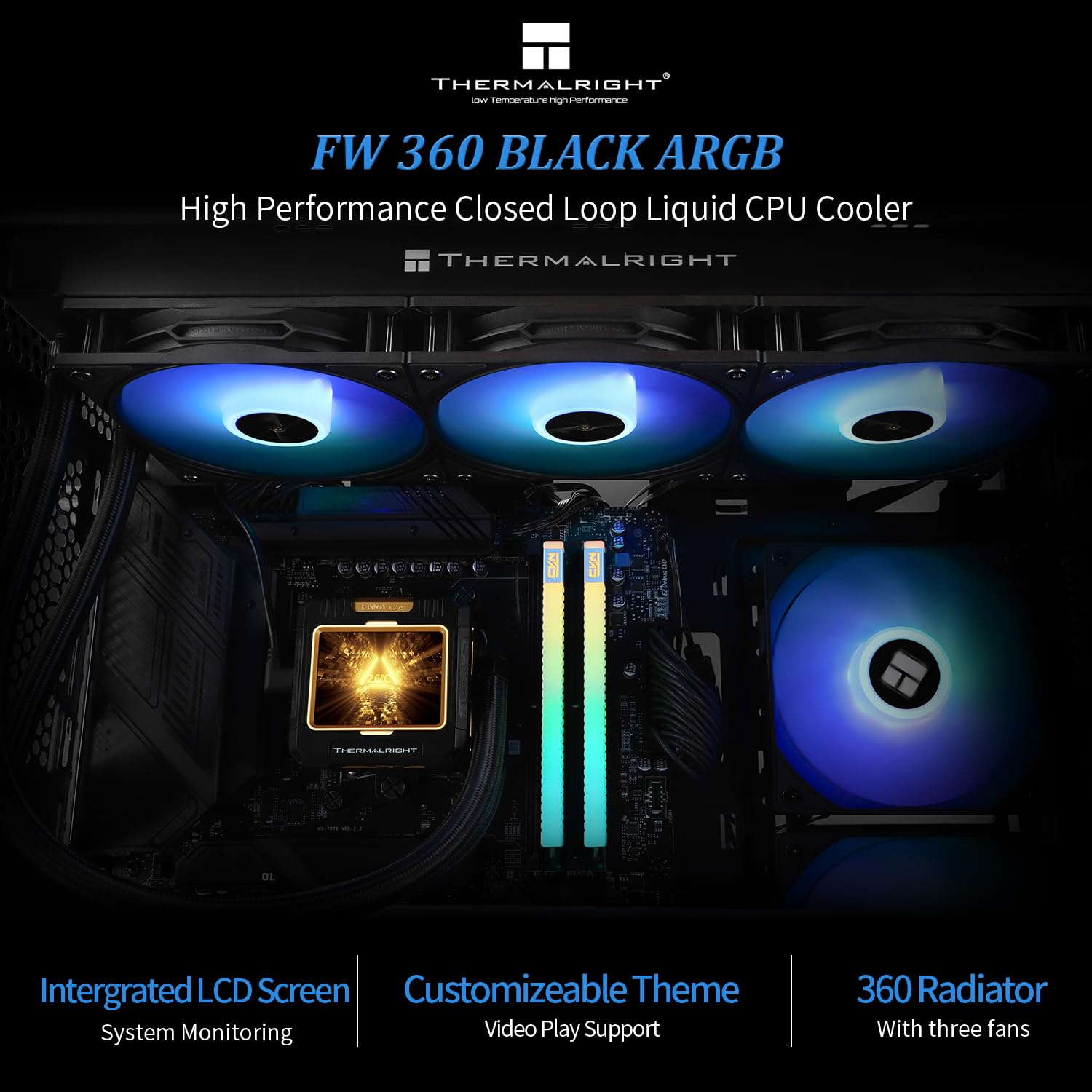Thermalright FW360 Black ARGB CPU AIO Cooler