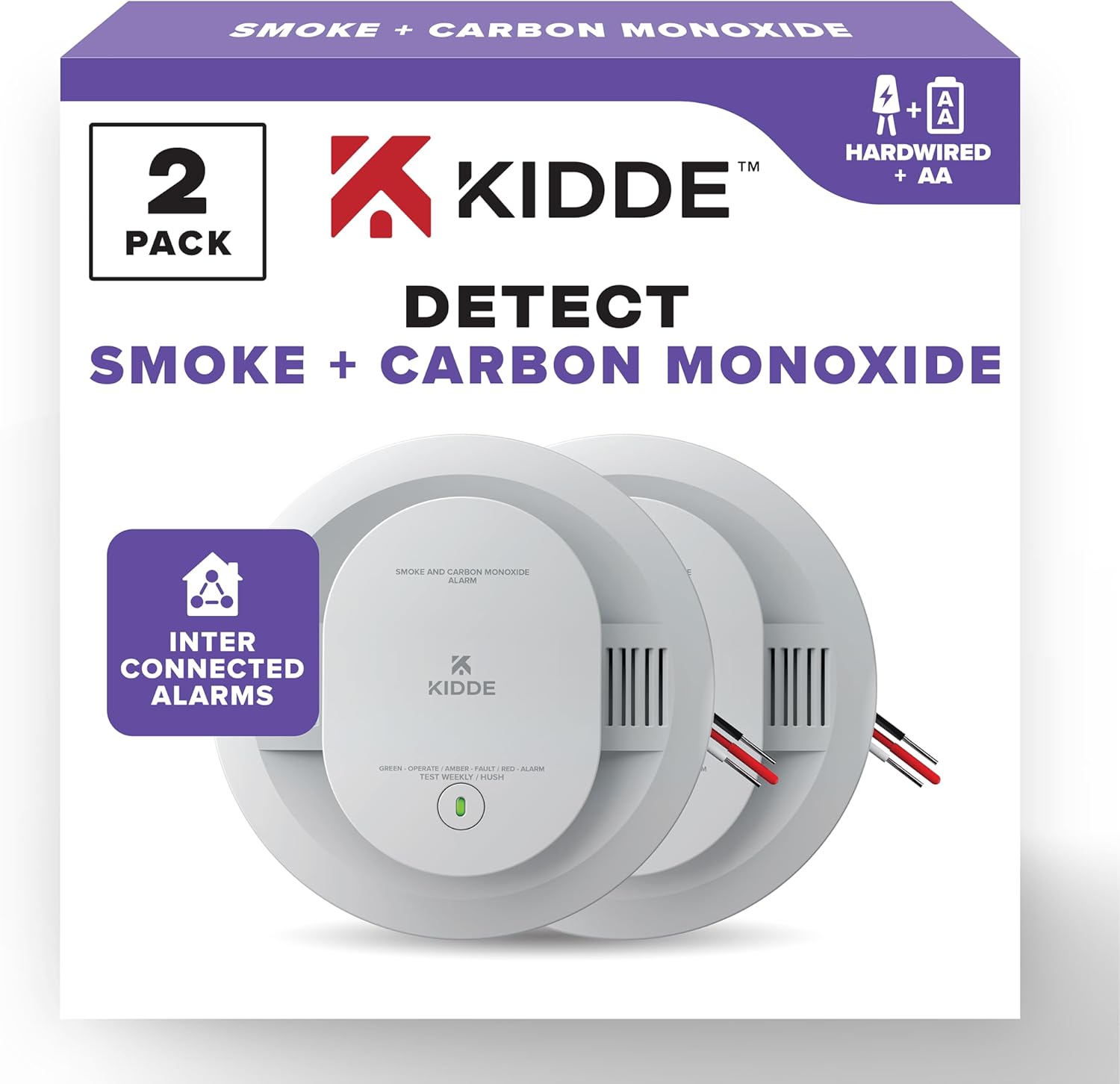 Kidde Hardwired Smoke & Carbon Monoxide Detector