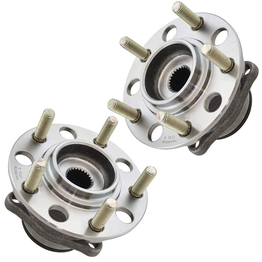 TRQ Rear Wheel Bearing & Hub Assembly Set for Mitsubishi Lancer & Outlander