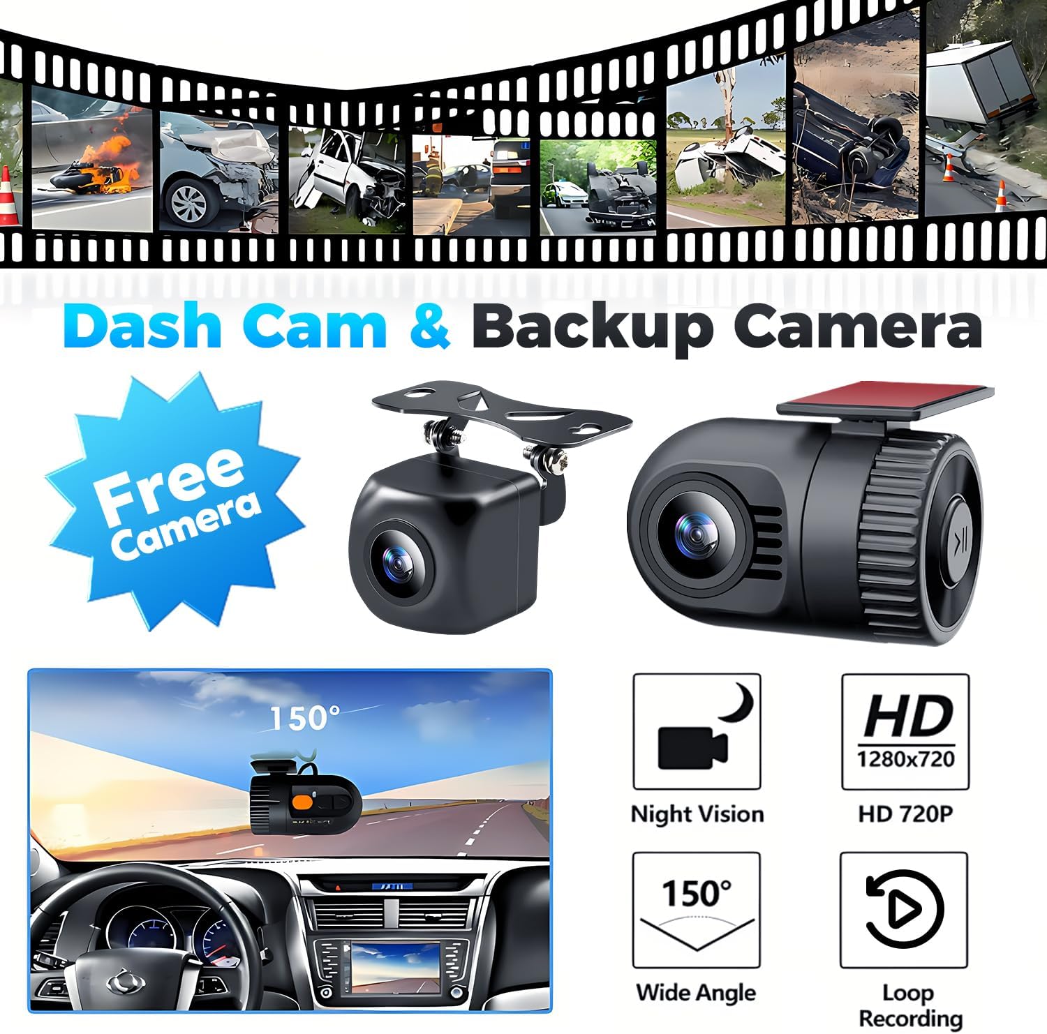 SJoyBring Wireless Double Din Car Stereo