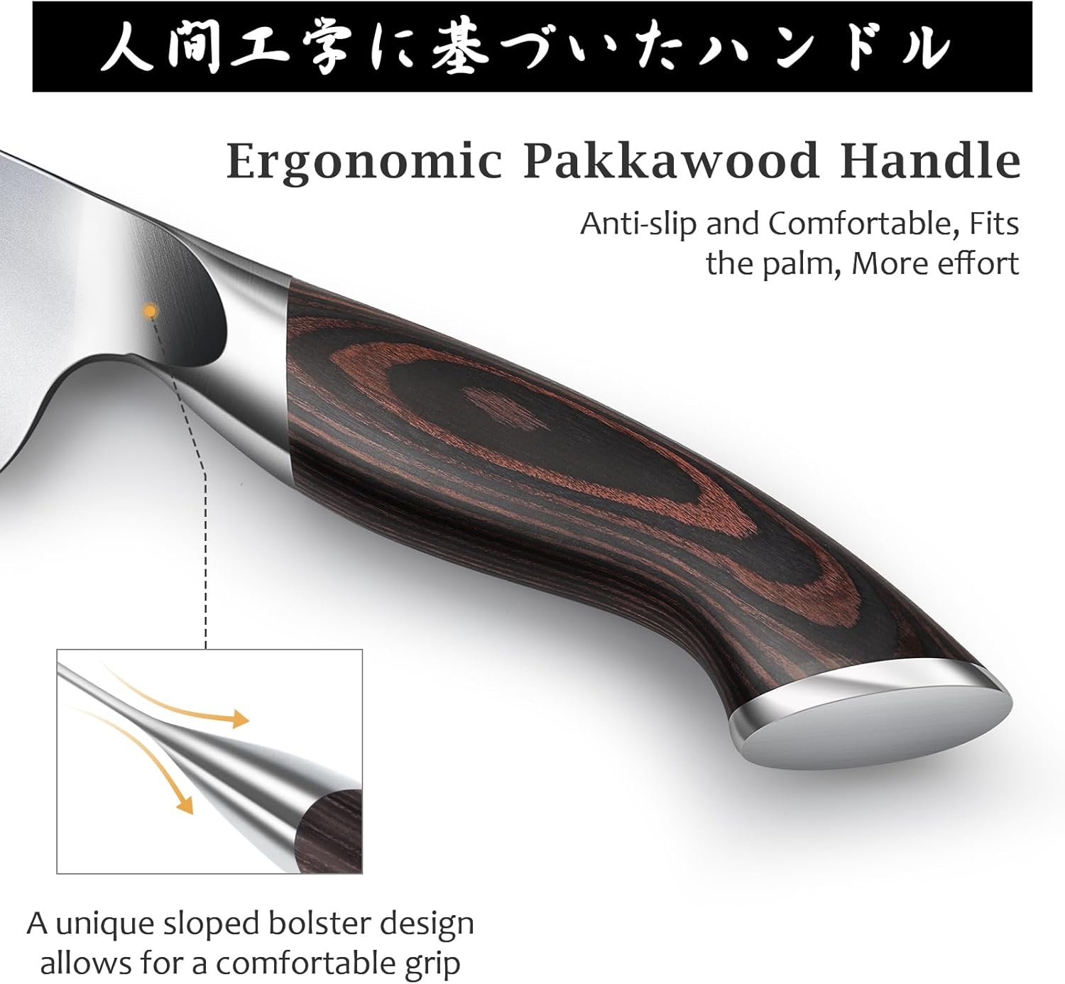 Japanese High Carbon Stainless Steel Chef's Knife