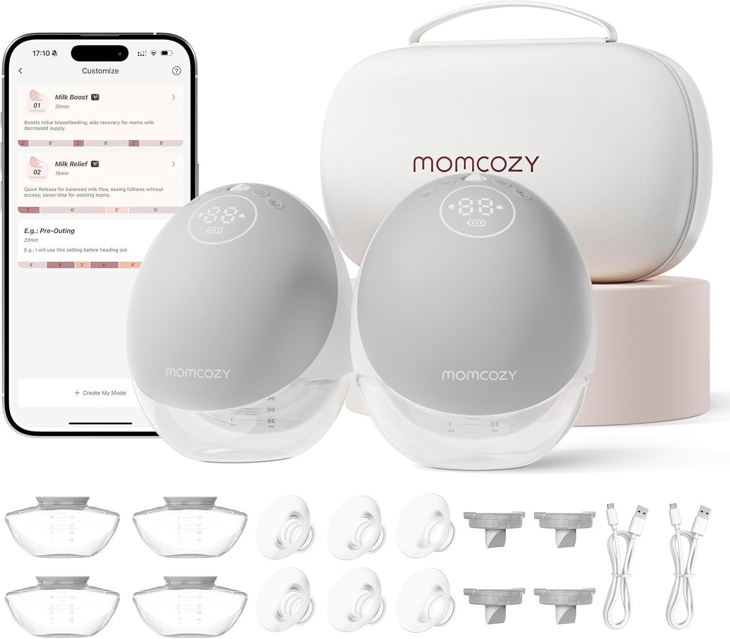 Momcozy M9 Hands-Free Breast Pump