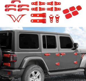 JeCar Exterior Trim Kit for Jeep Wrangler JL JLU 2018-2023