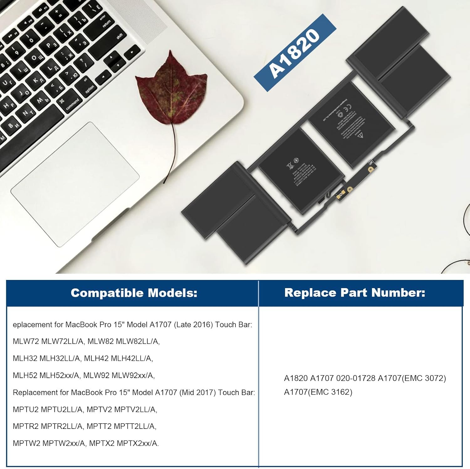 MacBook Pro 15" replacement battery