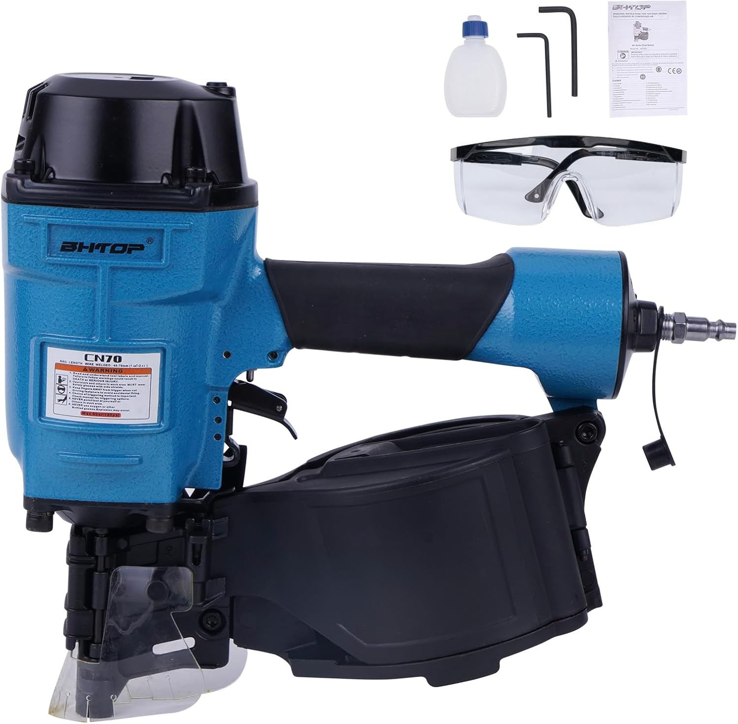 BHTOP CN70 Coil Siding Nail Gun