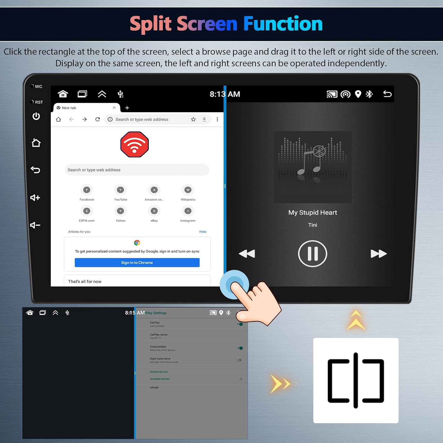 SIXTOP 2+64G Android Car Stereo for Dodge Ram 2013-2019