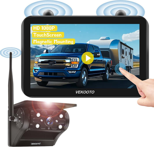000mAh Rechargeable Camera System for Hitching Gooseneck Horse Trailer