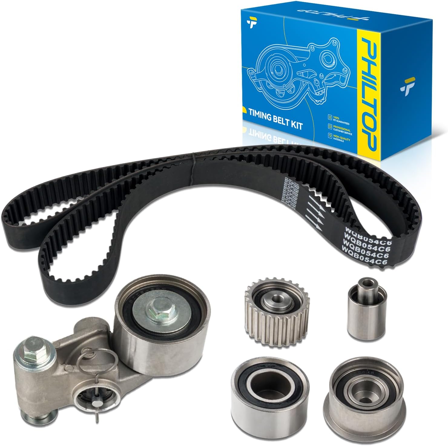 PHILTOP Timing Belt Kit with Water Pump for Subaru Forester 1999-2010 2.5L