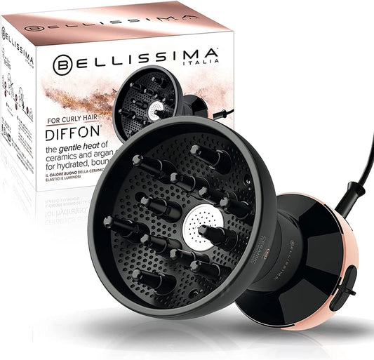 Bellissima Italia Diffon DF1 5000 Ceramic Curly Hair Dryer with Argan Oil