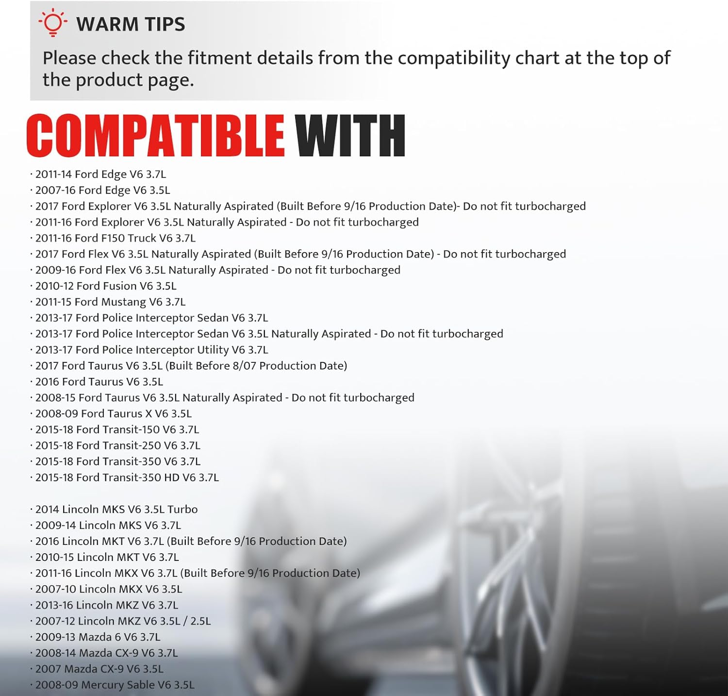 Ignition Coil Pack for 3.5L & 3.7L V6 Engines
