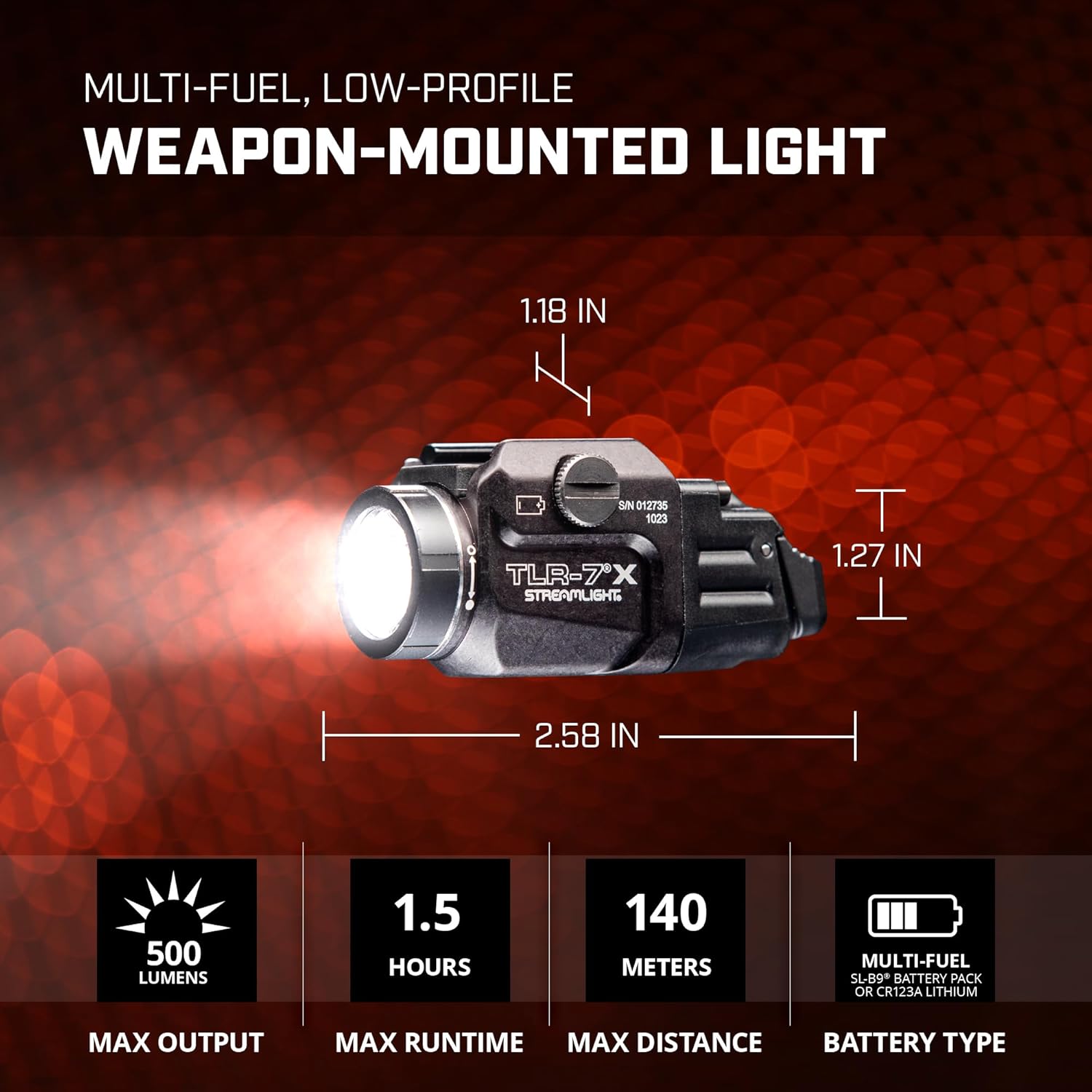 Streamlight TLR-7 X Key Kit Included