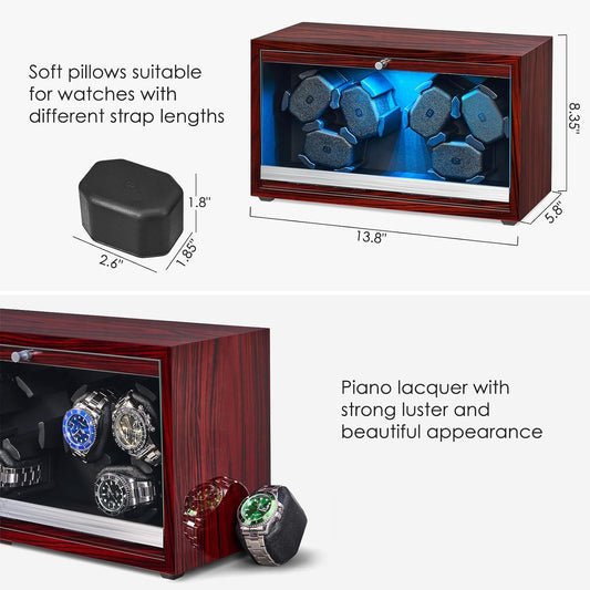 ANWBROAD Watch Winder 6 Watch Rotator