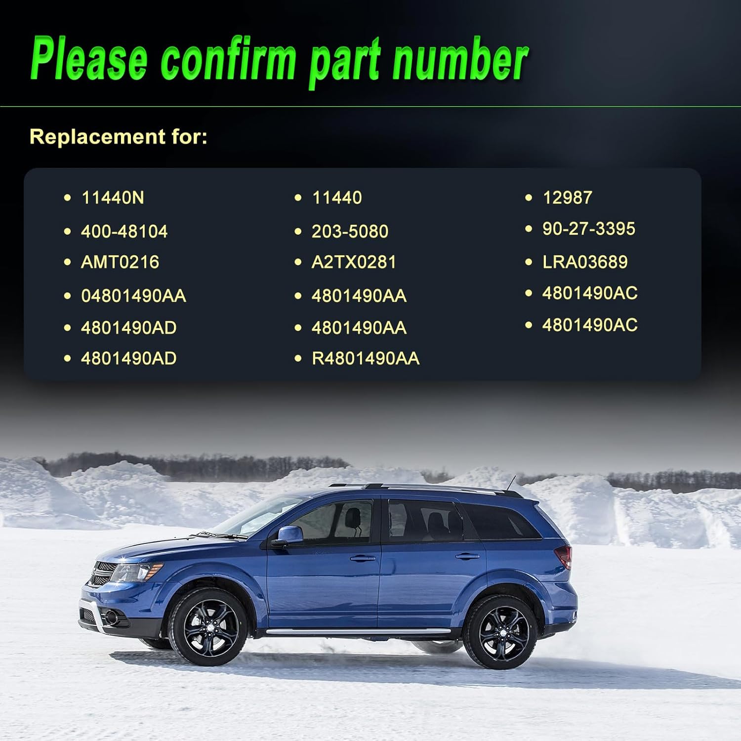 SHICHU Alternator for Dodge Journey 2.4L L4