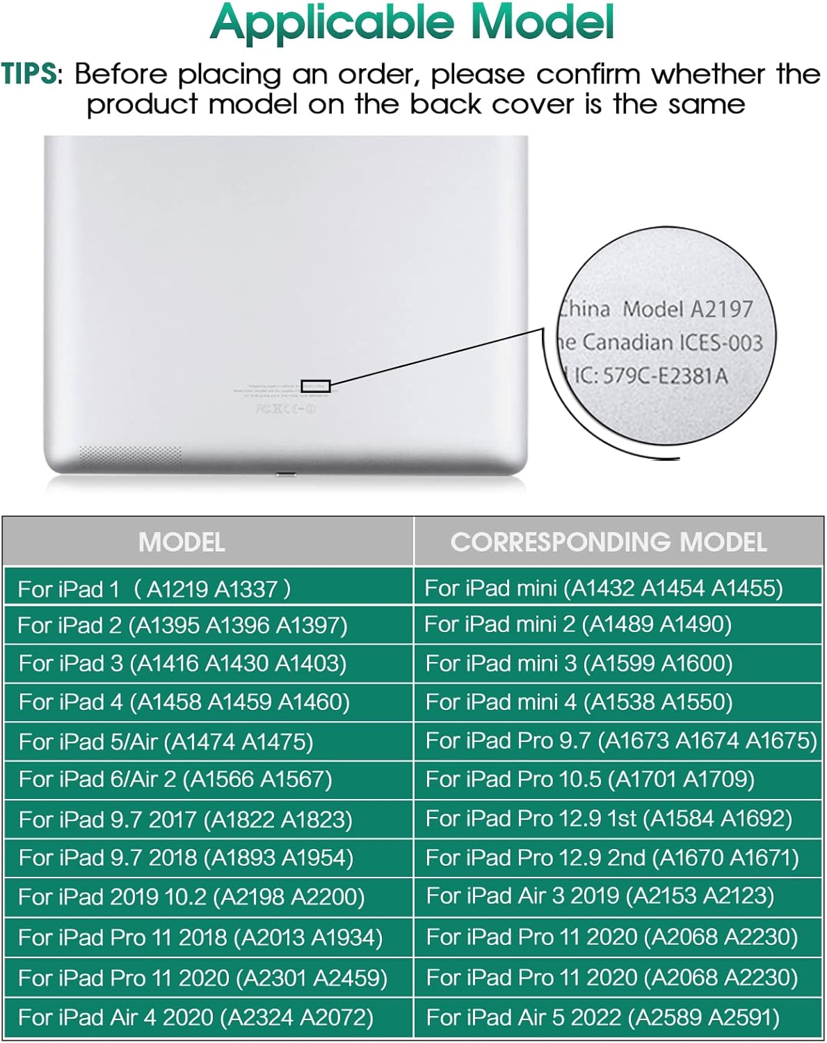 LCD display for iPad 2021