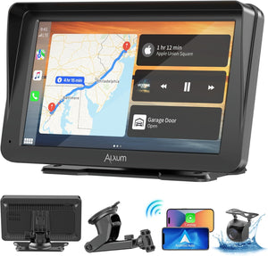 Alxum 7" Wireless Android Auto & Apple CarPlay Screen