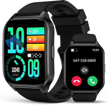 SOUYIE Smart Watch with 2.06-inch Curved AMOLED Display
