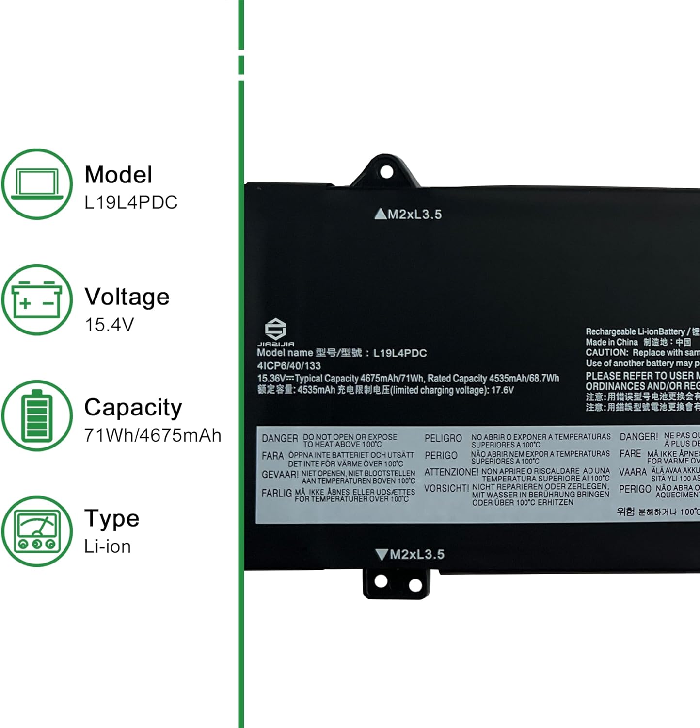 Lenovo Ideapad Yoga 7-15ITL5 Battery